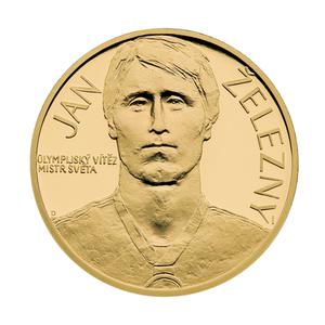Czech Republic / Gold Quarter Ounce 2007 Jan Zelezny - reverse photo