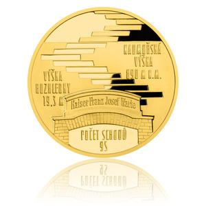 Czech Republic / Gold Ounce 2016 Biskupská kupa Tower - obverse photo