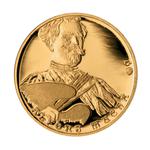 Gold Quarter Ounce 2005 Alfons Mucha: Photo Coin, Czech Republic, Gold Quarter Ounce 2005 Alfons Mucha / thumbnail