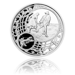 Czech Republic / Medal 2015 Prague Astronomical Clock - Cancer - reverse photo