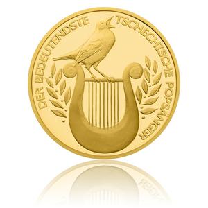 Czech Republic / Gold Ounce 2014 Karel Gott - German - obverse photo