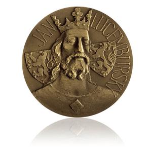 Czech Republic / Brass Medal - John of Luxembourg - reverse photo