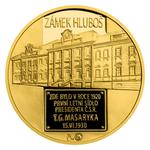 Gold Quarter Ounce 2021 Hluboš Chateau: Photo Coin, Czech Republic, Gold Quarter Ounce 2021 Hluboš Chateau / thumbnail