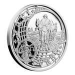 Silver Ounce 2016 Prague Astronomical Clock - Libra: Photo Coin, Czech Republic, Silver Ounce 2016 Prague Astronomical Clock - Libra / thumbnail