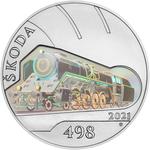 Czech Republic / Five Hundred Korun 2021 Škoda 498 Albatros - reverse photo