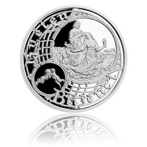 Czech Republic / Silver Ounce 2017 Prague Astronomical Clock - Gemini - reverse photo