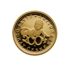 Czech Republic / Gold Ducat 2004 Newborn Baby - reverse photo