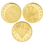 Gold Quarter Ounce 2016 Vaclav Havel - Dramatist: Photo Coin, Czech Republic, Gold Quarter Ounce 2016 Vaclav Havel - Dramatist / thumbnail