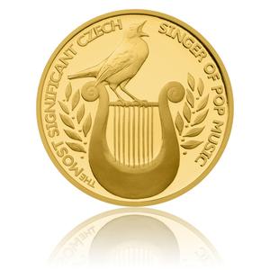 Czech Republic / Gold Ounce 2014 Karel Gott - English - obverse photo