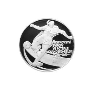 Czech Republic / Silver Medal 2000 Football Championship - obverse photo
