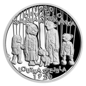 Czech Republic / Silver Ounce 2020 Spejbl Wooden Puppet - obverse photo