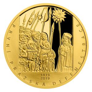 Czech Republic / Gold Half Ounce 2019 First Defenestration - reverse photo
