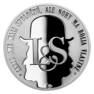 Czech Republic / Silver Ounce 2023 Lasica and Satinský - obverse photo