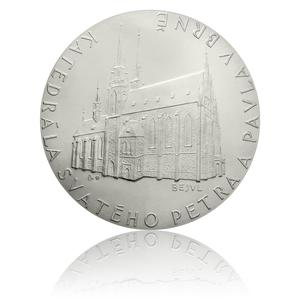 Czech Republic / Platinum Half Kilo 2014 St Peter and Paul Cathedral - reverse photo