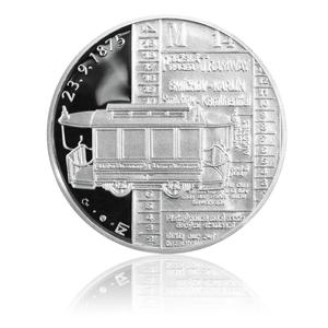 Czech Republic / Silver Medal 2010 First Prague Tram - obverse photo