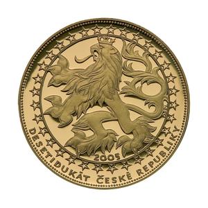 Czech Republic / Gold Ten Ducats 2005 St Vaclav - obverse photo