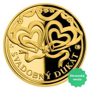 Czech Republic / Ducat 2022 Wedding, Slovak, Personalised - reverse photo