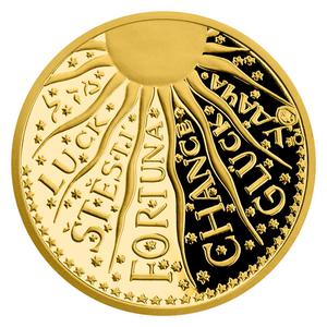 Czech Republic / Gold Ducat 2020 Good Luck - reverse photo
