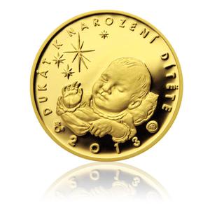 Czech Republic / Ducat 2013 Newborn Baby - reverse photo