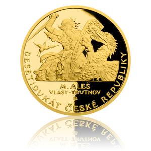 Czech Republic / Gold Ten Ducats 2016 Mikoláš Aleš - Trutnov - reverse photo