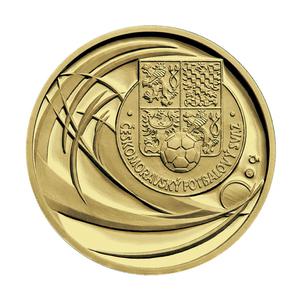 Czech Republic / Gold Quarter Ounce 2006 Euro Football - obverse photo