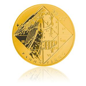 Czech Republic / Silver Half Ounce 2013 Gold Plated - Virgo - reverse photo