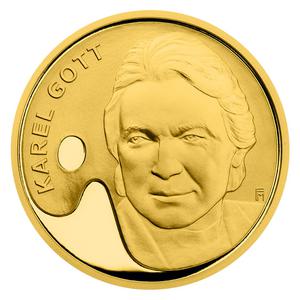 Czech Republic / Gold Half Ounce 2019 Karel Gott - Painter - reverse photo