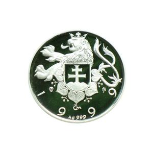 Czech Republic / Silver Medal 1999 Dr Edvard Beneš - obverse photo