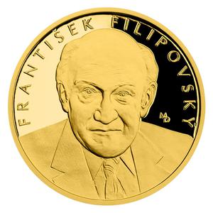 Czech Republic / Gold Quarter Ounce 2019 František Filipovský - reverse photo