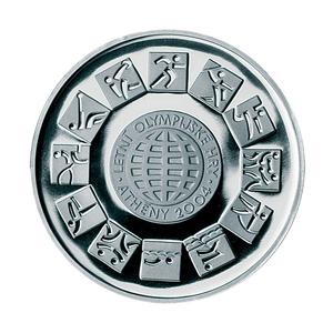 Czech Republic / Silver Half Ounce 2004 Athens Olympics - obverse photo