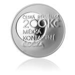 Two Hundred Korun 2013 Otto Wichterle: Photo Coin, Czech Republic, Two Hundred Korun 2013 Otto Wichterle / thumbnail