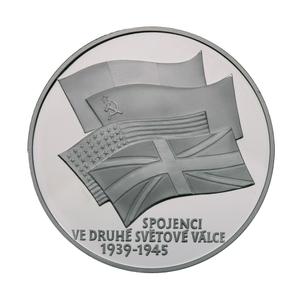 Czech Republic / Silver Medal 2005 End of World War II - obverse photo