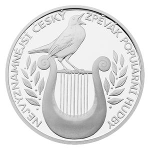 Czech Republic / Silver Ounce 2014 Karel Gott - obverse photo
