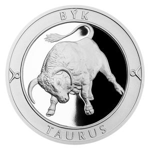 Czech Republic / Silver Twenty Grams 2017 Taurus - reverse photo