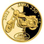 Gold Half Ounce 2022 Jawa Motorcycle: Photo Coin, Czech Republic, Gold Half Ounce 2022 Jawa Motorcycle / thumbnail