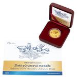 Gold Half Ounce 2020 Foundation of SUPŠ: Photo Coin, Czech Republic, Gold Half Ounce 2020 Foundation of SUPŠ / thumbnail