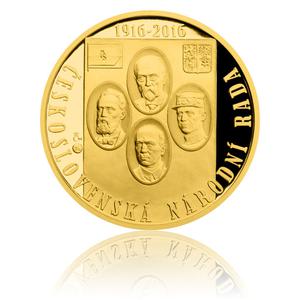 Czech Republic / Gold Half Ounce 2016 Czechoslovak National Council - reverse photo