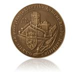 Brass Medal 2003 Karlštejn castle: Photo Coin, Czech Republic, Brass Medal 2003 Karlstejn Castle / thumbnail