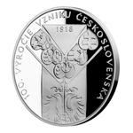 Silver Ounce 2018 Establishment of Czechoslovakia - Symbols: Photo Coin, Czech Republic, Silver Ounce 2018 Establishment of Czechoslovakia / thumbnail