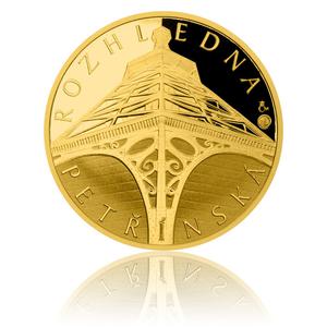 Czech Republic / Gold Quarter Ounce 2017 Petřín Tower - reverse photo