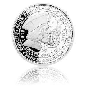 Czech Republic / Silver Ounce 2015 Jan Hus - reverse photo