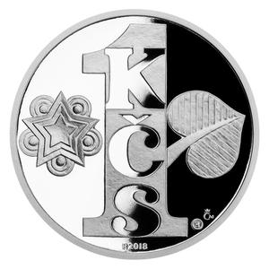 Czech Republic / One Koruna 2018 Silver Replica - obverse photo