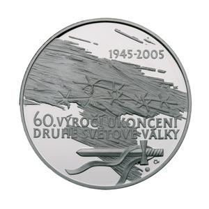 Czech Republic / Silver Medal 2005 End of World War II - reverse photo
