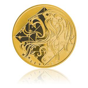 Czech Republic / Silver Half Ounce 2013 Gold Plated - Leo - reverse photo