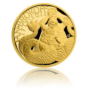 Czech Republic / Gold Half Ounce 2018 Jan Brokoff - reverse photo