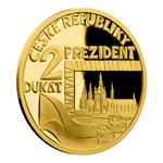 Two Ducats 2018 Czech President: Photo Coin, Czech Republic, Gold Two Ducats 2018 Czech President / thumbnail