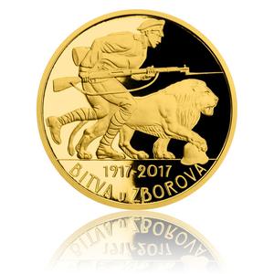 Czech Republic / Gold Half Ounce 2017 Battle of Zborov - reverse photo