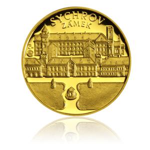 Czech Republic / Gold Quarter Ounce 2011 Sychrov Castle - reverse photo