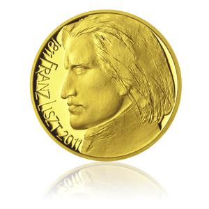 Czech Republic / Gold Half Ounce 2011 Franz Liszt - reverse photo