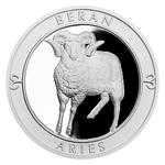 Silver Twenty Grams 2017 Aries: Photo Coin, Czech Republic, Silver Twenty Grams 2017 Aries / thumbnail